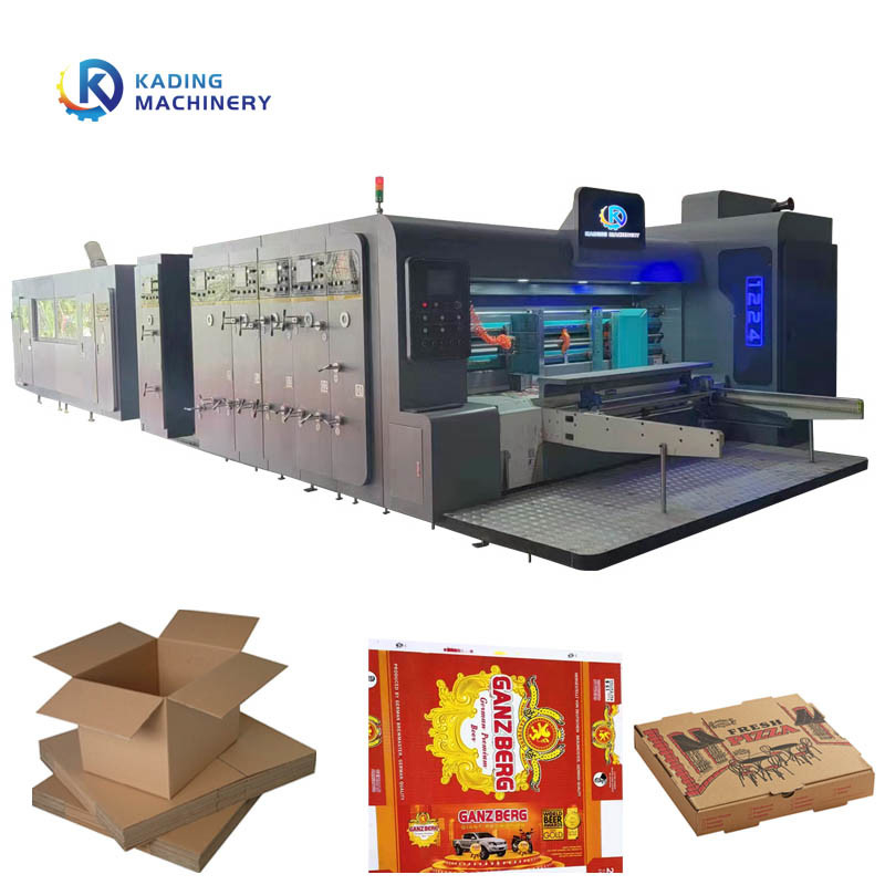 Mesin Cetak Karton Pengumpanan Otomatis Untuk Papan Bergelombang Dengan 250 Pcs/Min