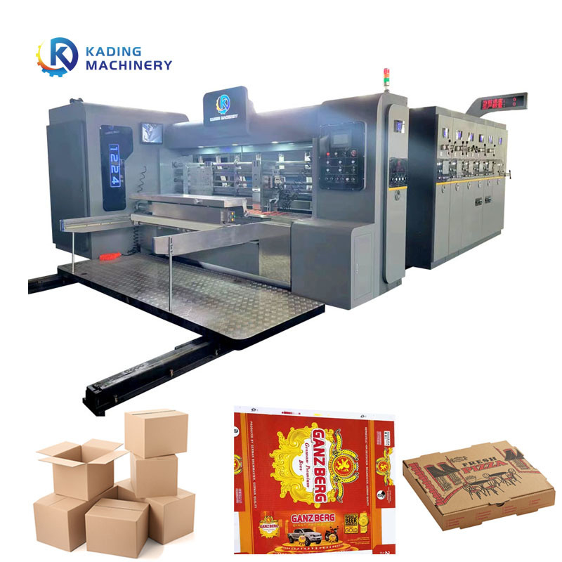 3 / 5 / 7 Mesin Pencetakan Kotak Layered Corrugated Untuk Kontainer Kardus