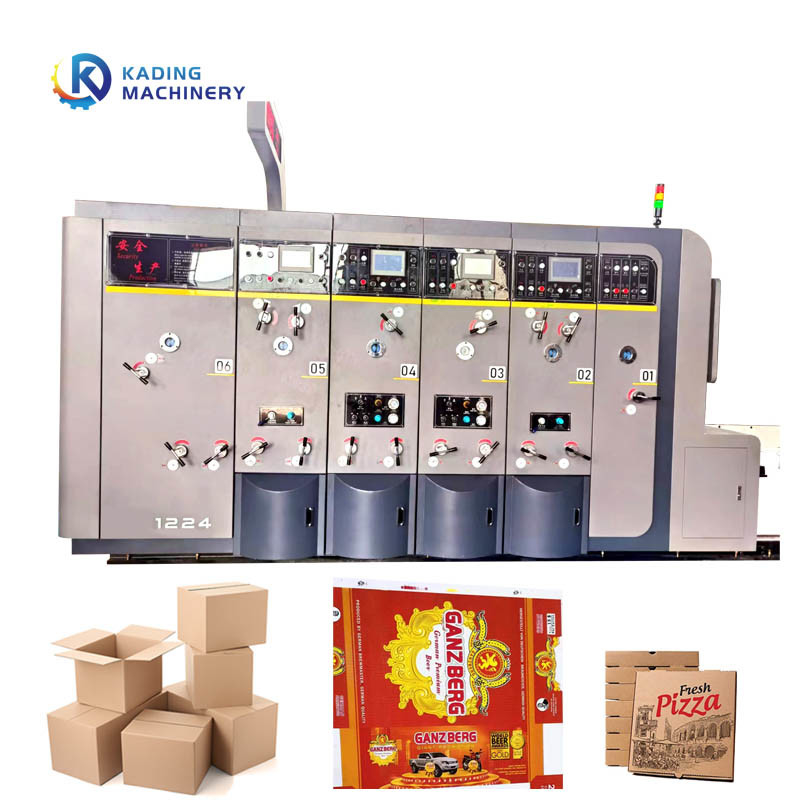 3 / 5 / 7 Mesin Pencetakan Kotak Layered Corrugated Untuk Kontainer Kardus