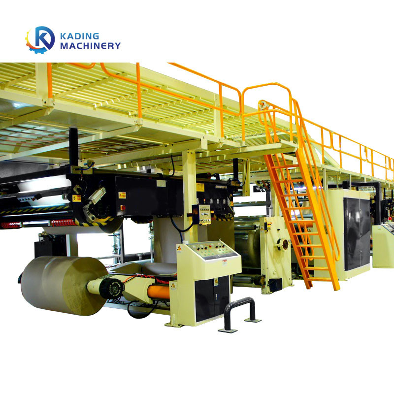 3 / 5 Ply Quick Change Single Faced Corrugation Machine 220m / Min Kecepatan Kerja