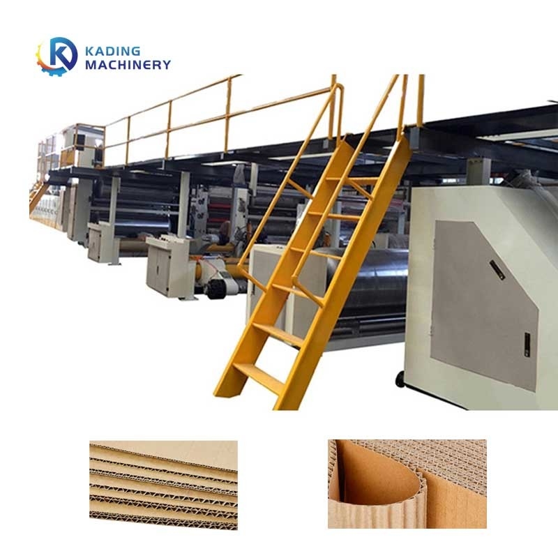 3/5/7 Lapisan Kardus Goresan Produksi Line Kecepatan Tinggi