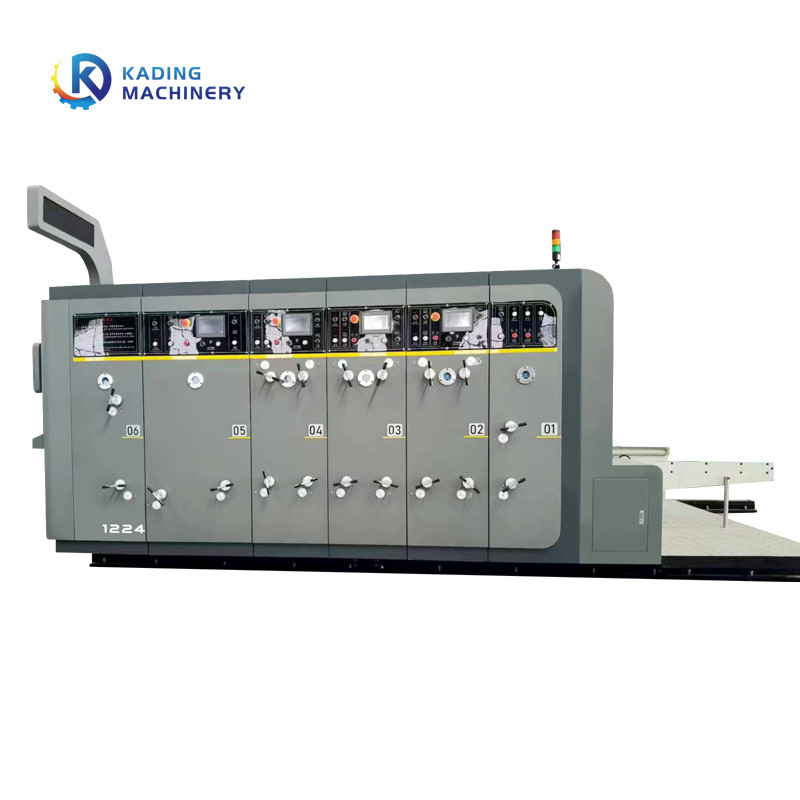 Printer Karton Pengumpanan Kertas Motor Servo Untuk Slotting 5 Lapisan Papan Bergelombang