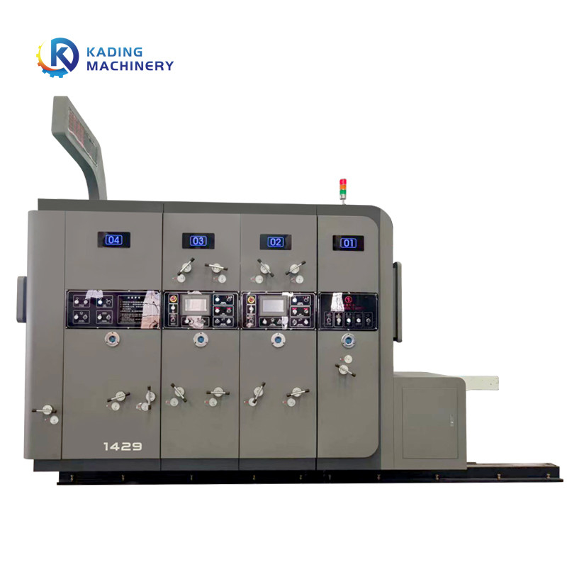 5 Warna Flexo Printing Mesin Pencetakan Kotak Bergelombang Untuk Kotak Karton