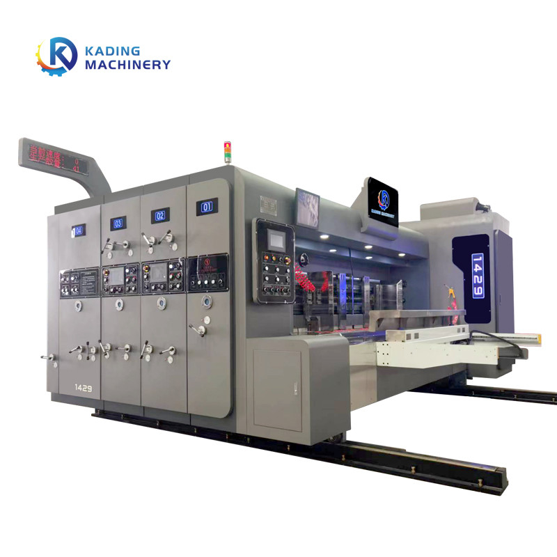 Mesin Cetak Kotak Bergelombang Flexo Kecepatan Kerja 200pcs / Min