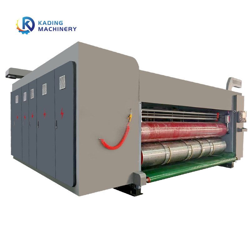 5 Warna Flexo Printing Mesin Pencetakan Kotak Bergelombang Untuk Kotak Karton