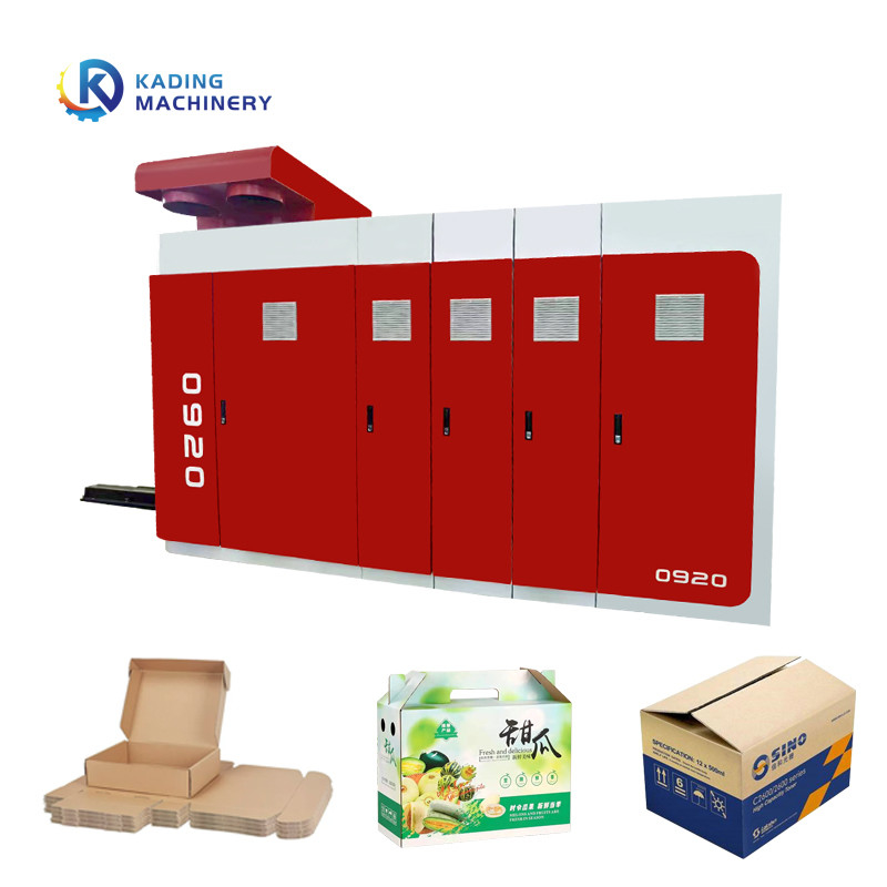 Mesin Cetak Flexo Tinta Air Transfer Vakum Untuk Karton Bergelombang