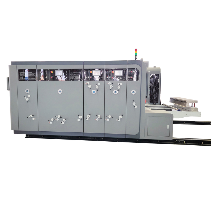 Flexographic Printing Mesin cetak kotak bergelombang 4 warna Printer